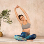 Buddha Stones Blue Peacock Colorful Feathers Print Gym Leggings Women's Yoga Pants - image 14