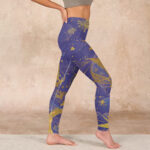 Buddha Stones Moon Sun Stars Print Gym Leggings Women's Yoga Pants - image 17