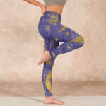 Buddha Stones Moon Sun Stars Print Gym Leggings Women's Yoga Pants - image 16