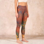 Buddha Stones Auspicious Clouds Print Lycra Fabric Fitness Leggings Women's Yoga Pants - image 3