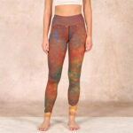 Buddha Stones Auspicious Clouds Print Lycra Fabric Fitness Leggings Women's Yoga Pants - image 2
