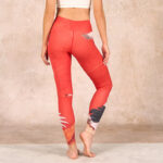 Buddha Stones Crane Print Lycra Fabric Fitness Leggings Women's Yoga Pants - image 10