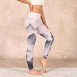 Buddha Stones Splash-ink Landscape Painting Print Fitness Leggings Women's Yoga Pants - image 3