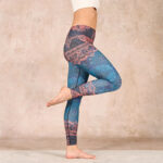 Buddha Stones Green Mandala Flower Print Gym Fitness Leggings Women's Yoga Pants - image 12