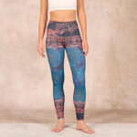 Buddha Stones Green Mandala Flower Print Gym Fitness Leggings Women's Yoga Pants - image 2