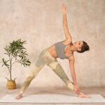 Buddha Stones Lotus Flowers Leaves Print Gym Leggings Women's Yoga Pants - image 10