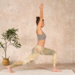 Buddha Stones Lotus Flowers Leaves Print Gym Leggings Women's Yoga Pants - image 12