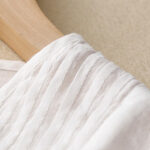 Buddha Stones Casual Plain Loose Women's V-Neck Design Half Sleeve Cotton Shirt - image 14