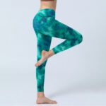 Buddha Stones Floral Print Gym Leggings Women's Yoga Pants - image 5