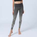 Buddha Stones Gradient Floral Print Exercise Leggings Women's Yoga Pants - image 7