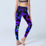 Buddha Stones Gradient Butterfly Print Exercise Leggings Women's Yoga Pants - image 4