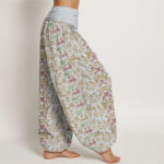 Buddha Stones Animal Stripes Design Women's Elastic Waist Harem Pants - image 7
