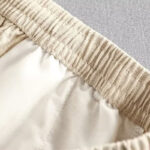 Buddha Stones Drawstring Elastic Waist Cotton Linen Men's Shorts With Pockets - image 17