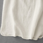 Buddha Stones Summer Plain Adjustable Strap Design Women's Cotton Linen Vest Waistcoat - image 13