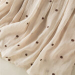 Buddha Stones Artistic Vintage Dot Pattern Women's Pleated Skirt - image 7