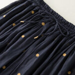 Buddha Stones Artistic Vintage Dot Pattern Women's Pleated Skirt - image 17