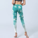 Buddha Stones White Pear Blossoms Print Gym Leggings Women's Yoga Pants - image 7