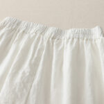 Buddha Stones Casual Plain Tucker Pleats Elastic Women's Polyester Wide Leg Pants With Pockets - image 11