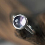 Buddha Stones Natural 925 Sterling Silver Amethyst Adjustable Balance Ring - image 4