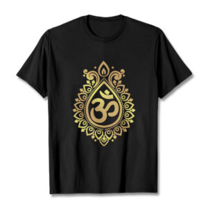 Buddha Stones Water Drop OM Design Tee T-shirt