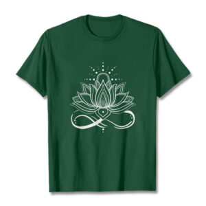 Buddha Stones Lotus Flower Sun Design Tee T-shirt