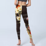 Buddha Stones Floral Butterfly Pattern Print Gym Leggings Women's Yoga Pants - image 7