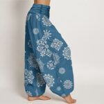 Buddha Stones Casual Mandala Pattern Women's Elastic Waist Harem Pants - image 7