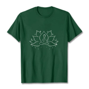 Buddha Stones Lotus Flower Meditative Yoga Pose Design Tee T-shirt