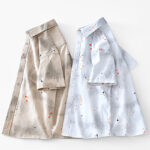 Buddha Stones Summer Ink Splashing Color Men's Button Short Sleeve Cotton Shirt - image 20