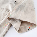 Buddha Stones Summer Ink Splashing Color Men's Button Short Sleeve Cotton Shirt - image 7