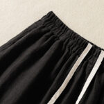 Buddha Stones Casual Plain Drawstring Design Women's Cotton 7-8 Length Pants With Pockets - image 15