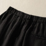 Buddha Stones Casual Plain Drawstring Design Women's Cotton 7-8 Length Pants With Pockets - image 18