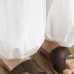 Buddha Stones Commute Summer Plain Women's Cotton Bloomers Pants With Pockets - image 15