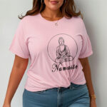 Buddha Stones NAMASTE Buddha Meditating Tee T-shirt - image 14