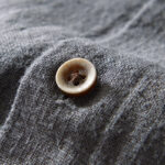 Buddha Stones Causal Solid Color Men's Buttons Long Sleeve Cotton Linen Shirt With Pockets - image 20