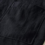 Buddha Stones Causal Solid Color Men's Buttons Long Sleeve Cotton Linen Shirt With Pockets - image 15