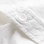 Buddha Stones Casual Embroidery Match Flame Pattern Lapel Men's Short Sleeve Cotton Shirt With Pocket - image 5
