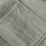Buddha Stones ommute Fall Solid Color Lapel Men's Long Sleeve Cotton Linen Shirt With Pocket - image 25