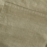 Buddha Stones ommute Fall Solid Color Lapel Men's Long Sleeve Cotton Linen Shirt With Pocket - image 32