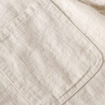 Buddha Stones ommute Fall Solid Color Lapel Men's Long Sleeve Cotton Linen Shirt With Pocket - image 5
