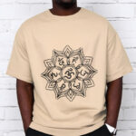 Buddha Stones Mandala Flower Om Mani Padme Hum Sanskrit Mantra Tee T-shirt - image 12
