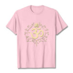 Buddha Stones Om Symbol Vines Lotus Flower Tee T-shirt - LightPink - 2XL - image 15