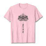 Buddha Stones Choose To Be Kind Geometric Flower Tee T-shirt - LightPink - 2XL - image 13