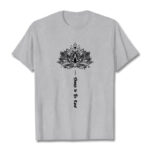 Buddha Stones Choose To Be Kind Geometric Flower Tee T-shirt - LightGrey - 2XL - image 20
