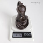 Buddha Stones Buddha Hand Holding Teapot Cup Ceramic Backflow Smoke Fountain Healing Incense Burner Decoration - image 11
