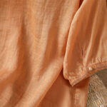 Buddha Stones Casual Embroidery Frog-Button Polyester Half Sleeve Women's V-neck Shirt - image 22