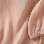 Buddha Stones Casual Embroidery Frog-Button Polyester Half Sleeve Women's V-neck Shirt - image 26