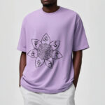 Buddha Stones Mandala Om Mani Padme Hum Pattern Tee T-shirt - image 18