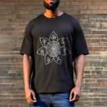 Buddha Stones Mandala Om Mani Padme Hum Pattern Tee T-shirt - image 6