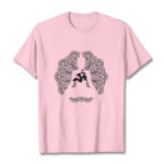 Buddha Stones Pure Color Mandala Om Symbol Pattern Tee T-shirt - LightPink - 2XL - image 13
